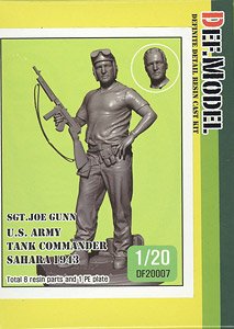 WWII US Tank Commander Sgt.Joe Gunn in Sahara 1943 (Plastic model)