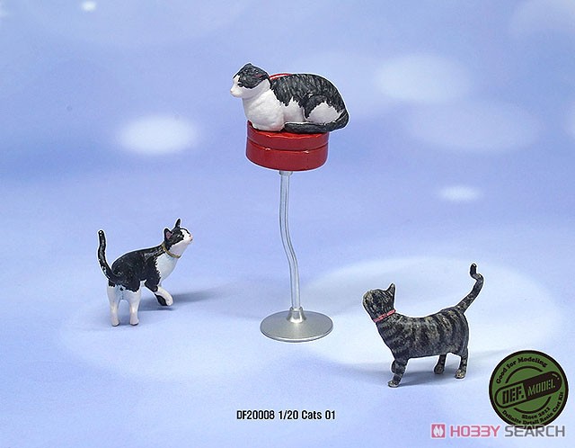 ジオラマアクセサリー 猫セット 「ドドとナナ」 (プラモデル) その他の画像4