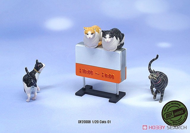 ジオラマアクセサリー 猫セット 「ドドとナナ」 (プラモデル) その他の画像5