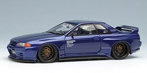 Garage Active Skyline GT-R Wide body (Racing Interior) (Visible Blue Carbon) (Diecast Car)