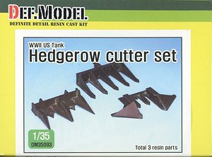 WWII US Tank hedgerow Cutter Set (for Tamiya) (Plastic model)