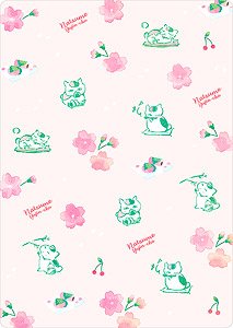 Natsume`s Book of Friends Nyanko-sensei B5 Sheet / Cherry Blossom Pattern (Anime Toy)