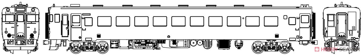 16番(HO) 国鉄 キハ28 パノラミックウインドウ 冷房準備車 Mなし (塗装済み完成品) (鉄道模型) その他の画像1