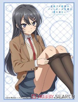 Bushiroad Sleeve Collection HG Vol.2380 Rascal Does Not Dream of Bunny Girl Senpai [Mai Sakurajima] Part.6 (Card Sleeve) Item picture1