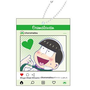 Osomatsu-san Slide Acrylic Key Ring S.N.S Choromatsu (Anime Toy)