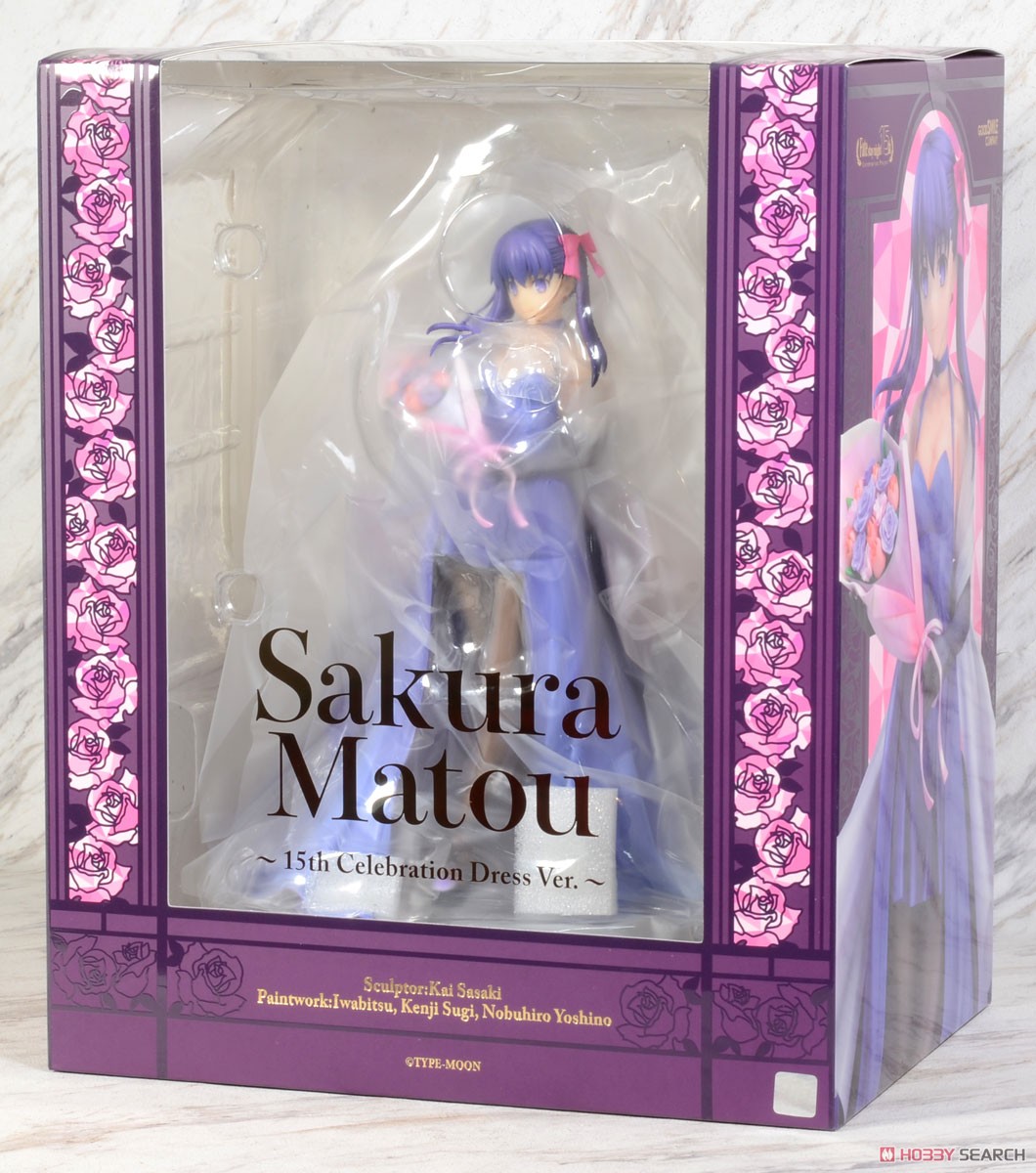 Sakura Matou -15th Celebration Dress Ver.- (PVC Figure) Package1