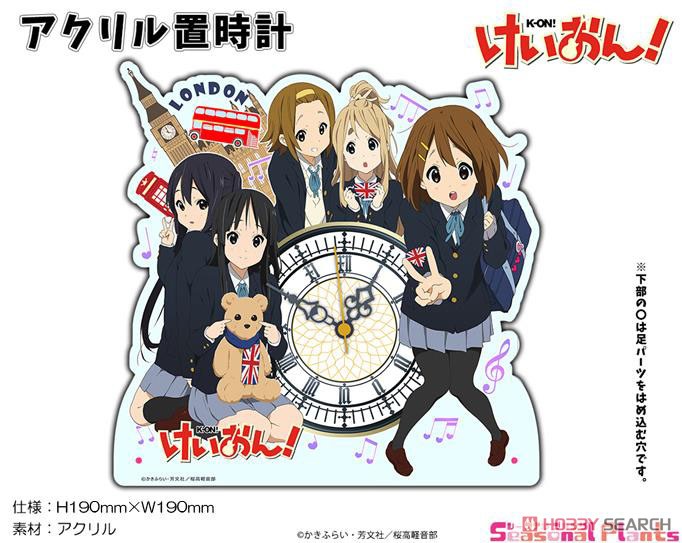 K-on! Acrylic Table Clock (Anime Toy) 商品画像5