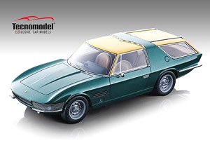 フェラーリ 330 GT 2+2 シューティングブレイク 1967 メタリックグリーン/イエロー (ミニカー)