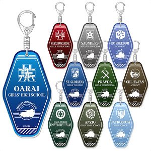 Girls und Panzer das Finale Trading Motel Key Ring (Set of 10) (Anime Toy)