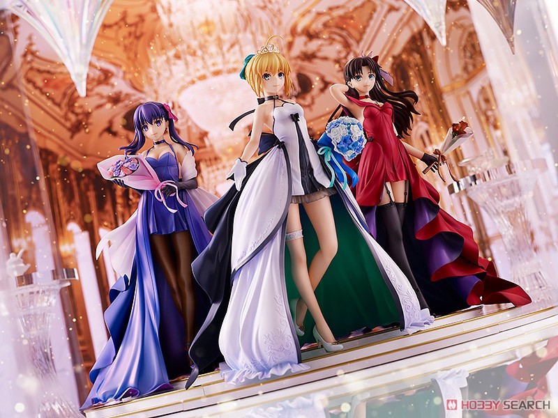 Saber, Rin Tohsaka and Sakura Matou -15th Celebration Dress Ver.- Premium Box (PVC Figure) Other picture2