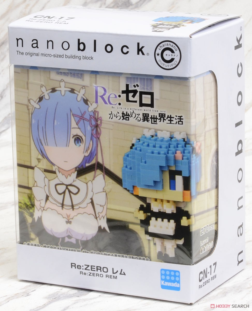 nanoblock Charanano Re:ZERO Rem (Block Toy) Package2