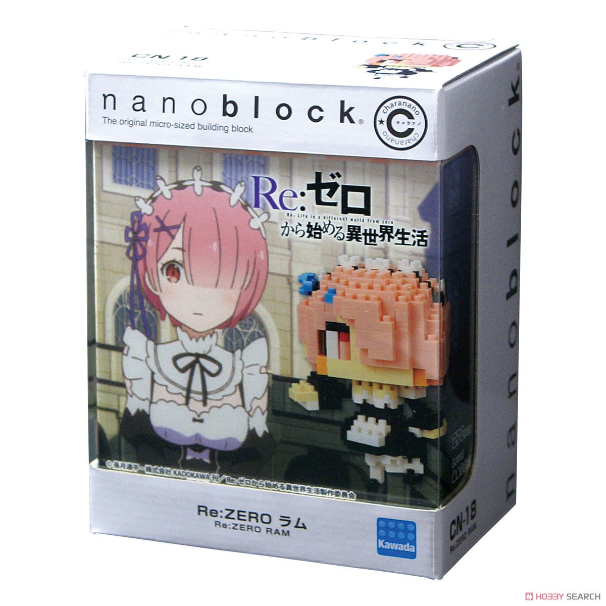 nanoblock キャラナノ Re:ZERO ラム (ブロック) パッケージ1