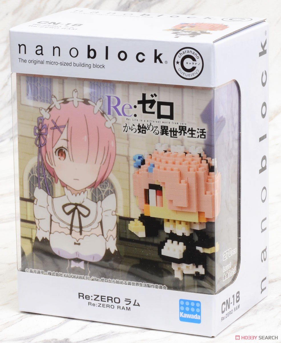 nanoblock キャラナノ Re:ZERO ラム (ブロック) パッケージ2