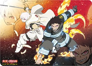 Character Universal Rubber Mat Fire Force [Shinra & Sho] (Anime Toy)