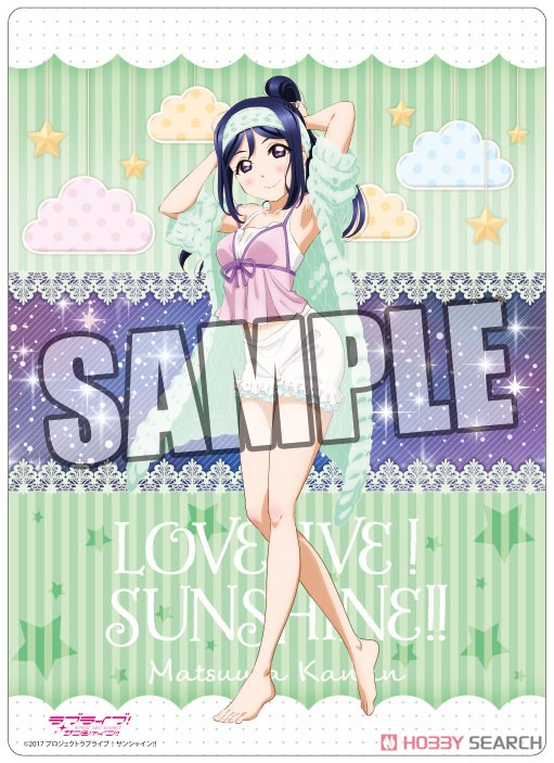 Love Live! Sunshine!! B5 Clear Sheet [Kanan Matsuura] Part.16 (Anime Toy) Item picture1
