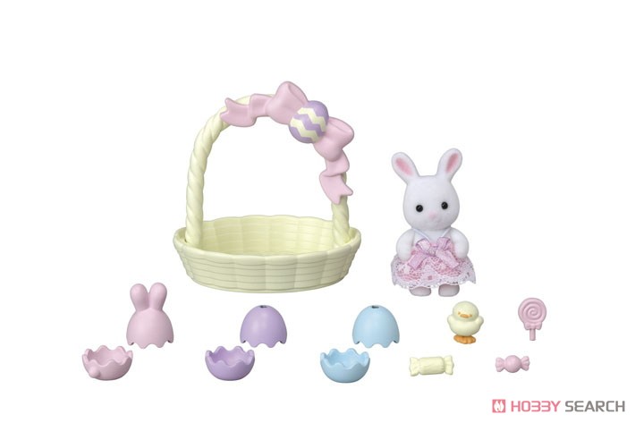 White rabbit Easter set (Sylvanian Families) Item picture1