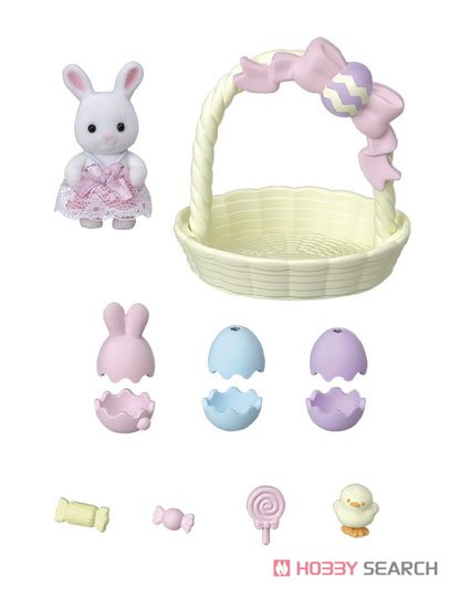 White rabbit Easter set (Sylvanian Families) Item picture2
