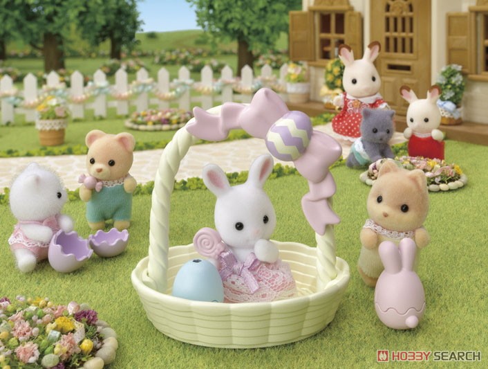 White rabbit Easter set (Sylvanian Families) Other picture1