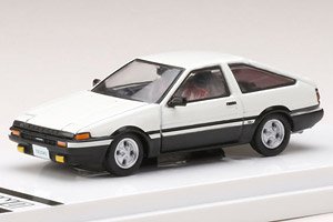 Toyota Sprinter Trueno GT APEX (AE86) High Tech Two Tone (White / Black) (Diecast Car)