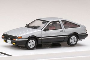 トヨタ スプリンター トレノ GT APEX (AE86) ハイメタルツートン (銀/黒) (ミニカー)