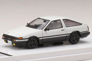 トヨタ スプリンター トレノ GT APEX (AE86) カスタムバージョン ハイテックツートン (白/黒) (ミニカー)