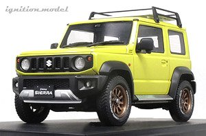 SUZUKI Jimny SIERRA JC (JB74W) Lift Up Kinetic Yellow/Black (ミニカー)