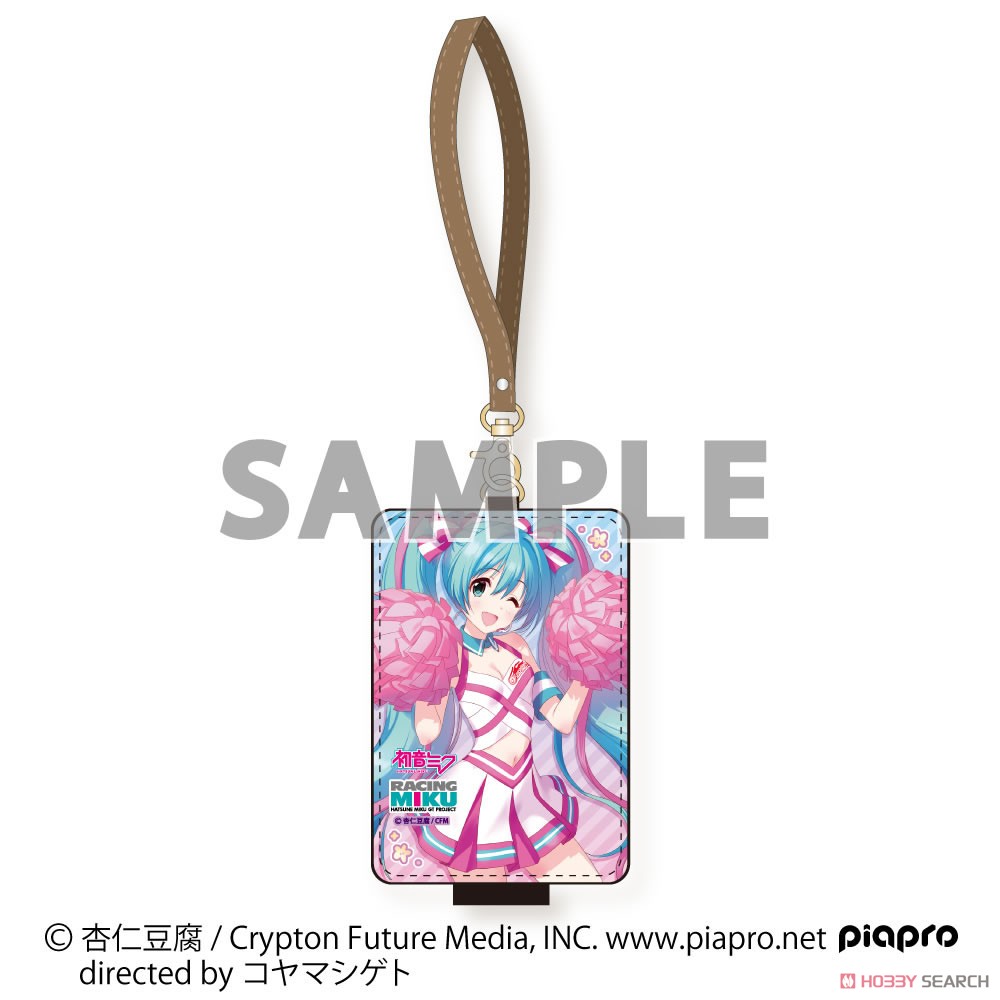 Hatsune Miku GT Project IC Card Case Hatsune Miku Racing Ver. 2019 Cheer Ver. (Anime Toy) Item picture1