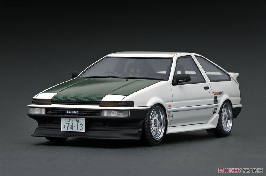 Toyota Sprinter Trueno (AE86) 3Door TK-Street Ver.2 White (ミニカー) 商品画像1