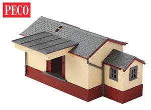 (N) NB-6 Goods Shed, Brick / Timber Type (Model Train)
