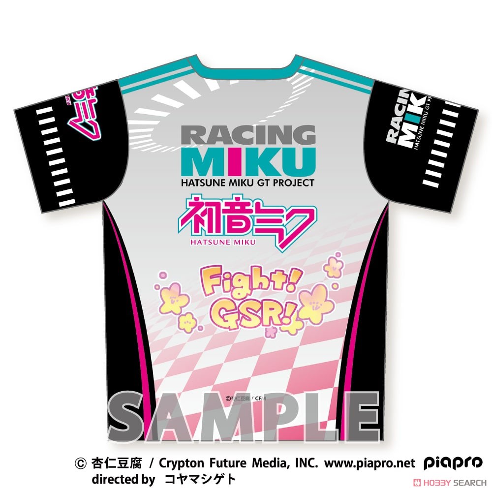 Hatsune Miku GT Project Full Graphic T-Shirt Hatsune Miku Racing Ver. 2019 Cheer Ver. M Size (Anime Toy) Item picture2