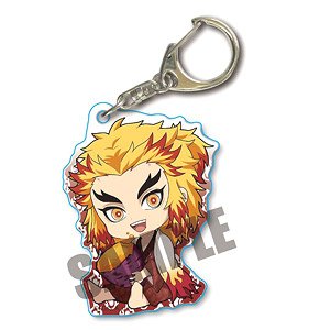 ぎゅぎゅっとアクリルキーホルダー 第四弾 鬼滅の刃 煉獄杏寿郎 (さつまいも) (キャラクターグッズ)