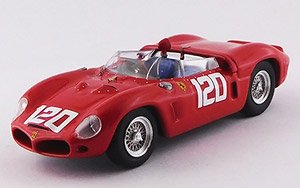 フェラーリ ディーノ 196 SP タルガフローリオ 1962 #120 Baghetti / Bandini シャーシNo.0804 (ミニカー)