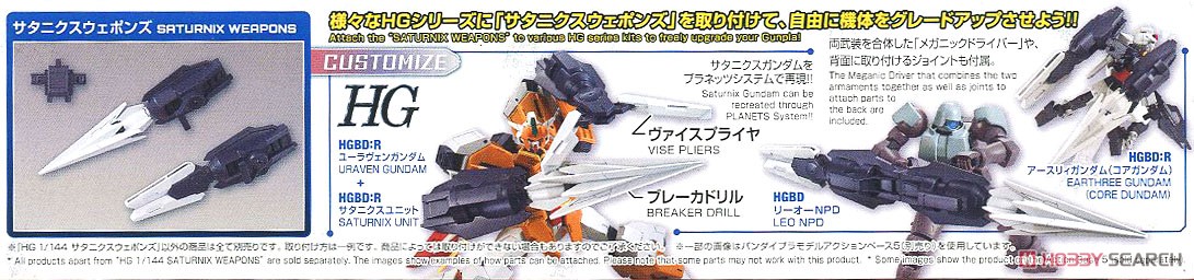 サタニクスウェポンズ (HGBD:R) (ガンプラ) 商品画像2