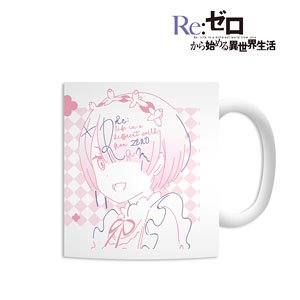 Re:Zero -Starting Life in Another World- Ram Lette-graph Mug Cup (Anime Toy)