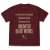 Fate/stay night [Heaven`s Feel] Unlimited Blade Works T-Shirts Ver.2.0 Burgundy M (Anime Toy) Item picture1