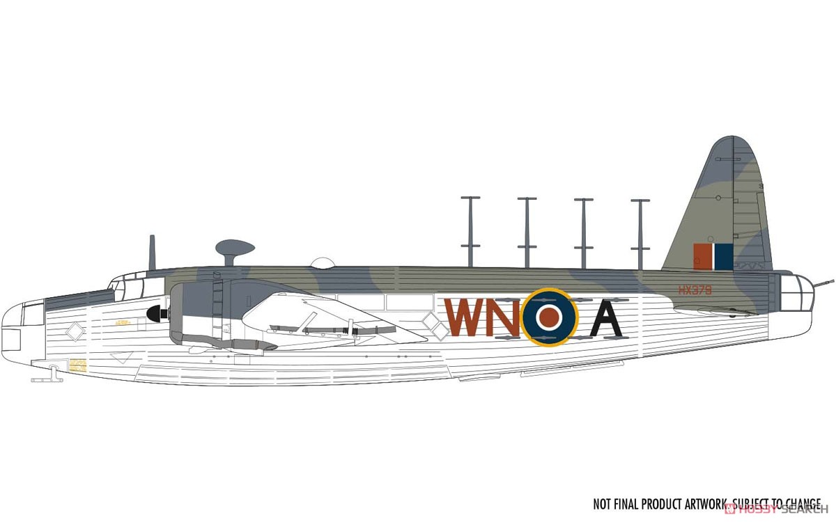 ヴィッカース ウェリントン GR Mk.VIII (プラモデル) 塗装2