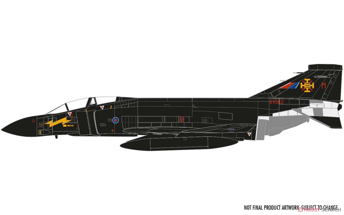 マクドネル ダグラス ファントム FG.1 イギリス空軍 (プラモデル) 塗装2