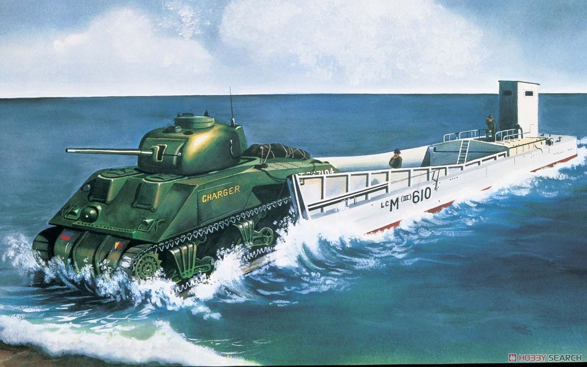 LCM3 & シャーマン戦車 (プラモデル) その他の画像1
