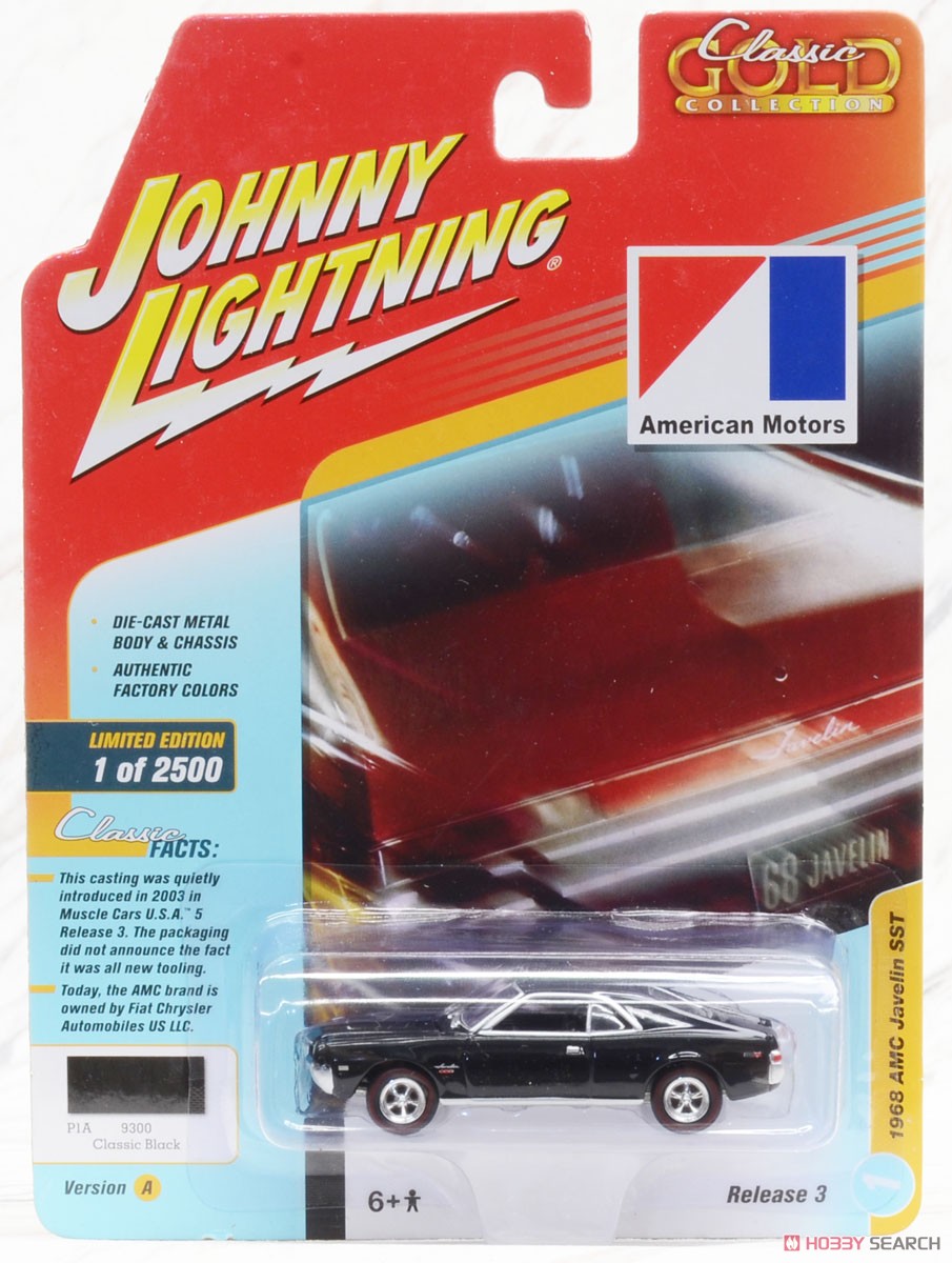Johnny Lightning Classic Gold 2018 Release3 1968 AMC Javellin SST (ミニカー) パッケージ1