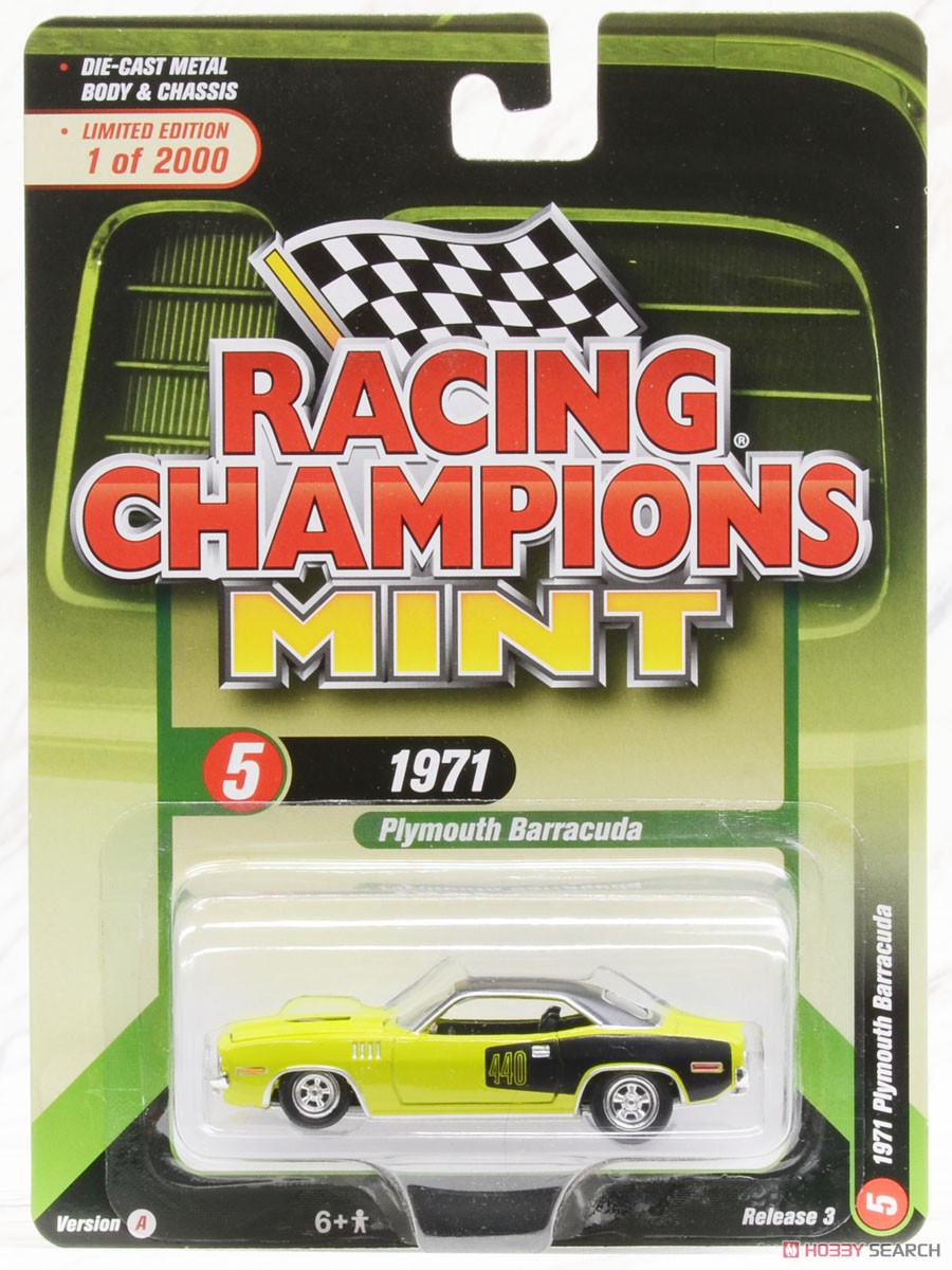 Racing Champions Mint 1971 Plymouth Barracuda (ミニカー) パッケージ1