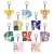 Uchitama?! Have You Seen My Tama? Trading Initial Key Ring (Set of 10) (Anime Toy) Item picture1