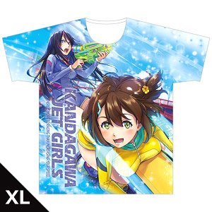 神田川JET GIRLS フルグラフィックTシャツ ［凛&ミサ］ XLサイズ (キャラクターグッズ)