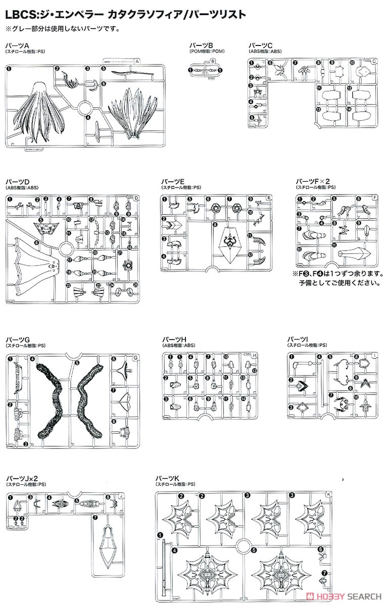 LBCS: The Emperor Sophia Katakura (Plastic model) Assembly guide16