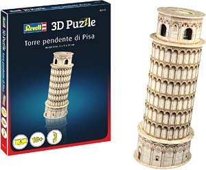 Torre Pendente di Pisa (9 x 9 x 23cm) (Puzzle)