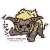 Capcom x B-Side Label Sticker Monster Hunter E-jang (Anime Toy) Item picture1