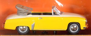 Wartburg A 311 Cabriolet - 1958 - Yellow / White (Diecast Car)