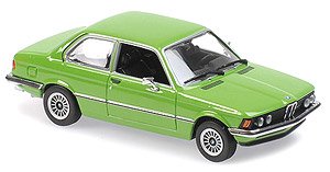 BMW 323I 1975 グリーン (ミニカー)