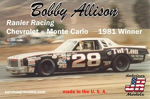 NASCAR `81 優勝車 シボレー モンテカルロ 「ボビー・アリソン」 レイニアーレーシング #28 (プラモデル)