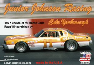 NASCAR `77 シボレー モンテカルロ 「ケイル・ヤーボロー」 ジュニア・ジョンソン レーシング #11 (プラモデル)