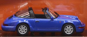 ポルシェ 911 タルガ (964) 1991 ブルー (ミニカー)